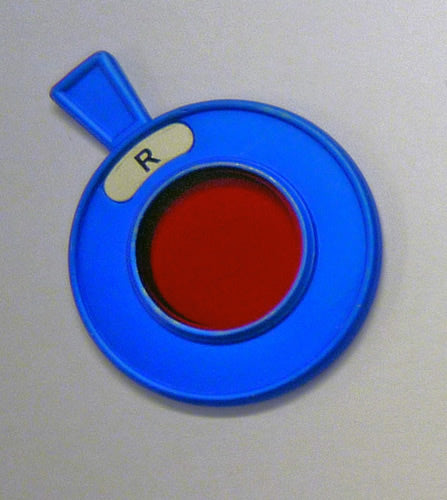 Trial Lens Spare Reduced Aperture Metal Accessory Red