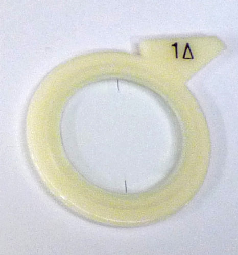 Trial Lens Spare Reduced Aperture Plastic Prism 1.00