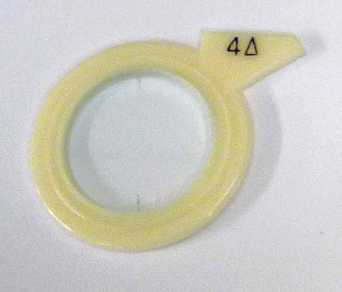 Trial Lens Spare Reduced Aperture Plastic Prism 4.00