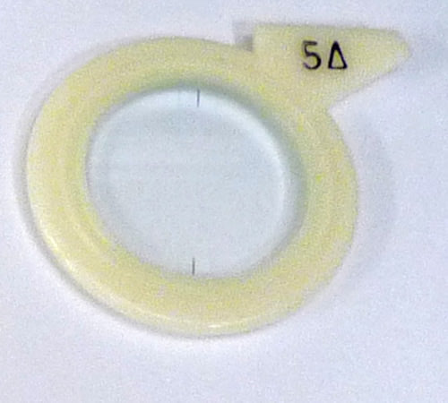 Trial Lens Spare Reduced Aperture Plastic Prism 5.00