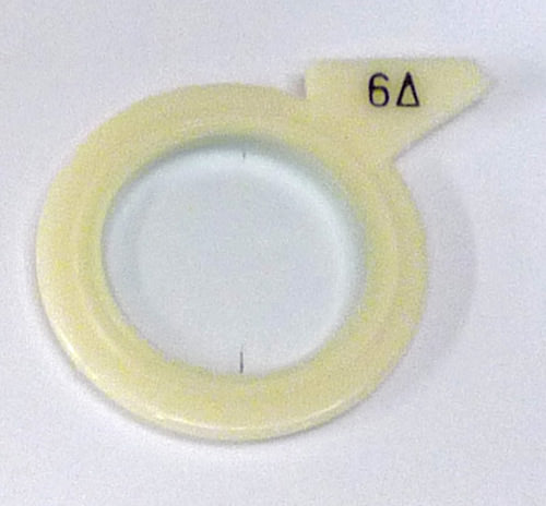 Trial Lens Spare Reduced Aperture Plastic Prism 6.00