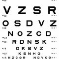 Translucent Distance Chart 4m SLOAN