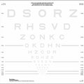 SLOAN LETTERS CONTRAST CHART 2m 1.25%