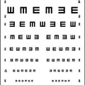 Translucent Distance Chart 3m Illiterate E