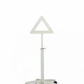 Five plastic caster wheels that fits ETDRS Illuminator Cabinets.