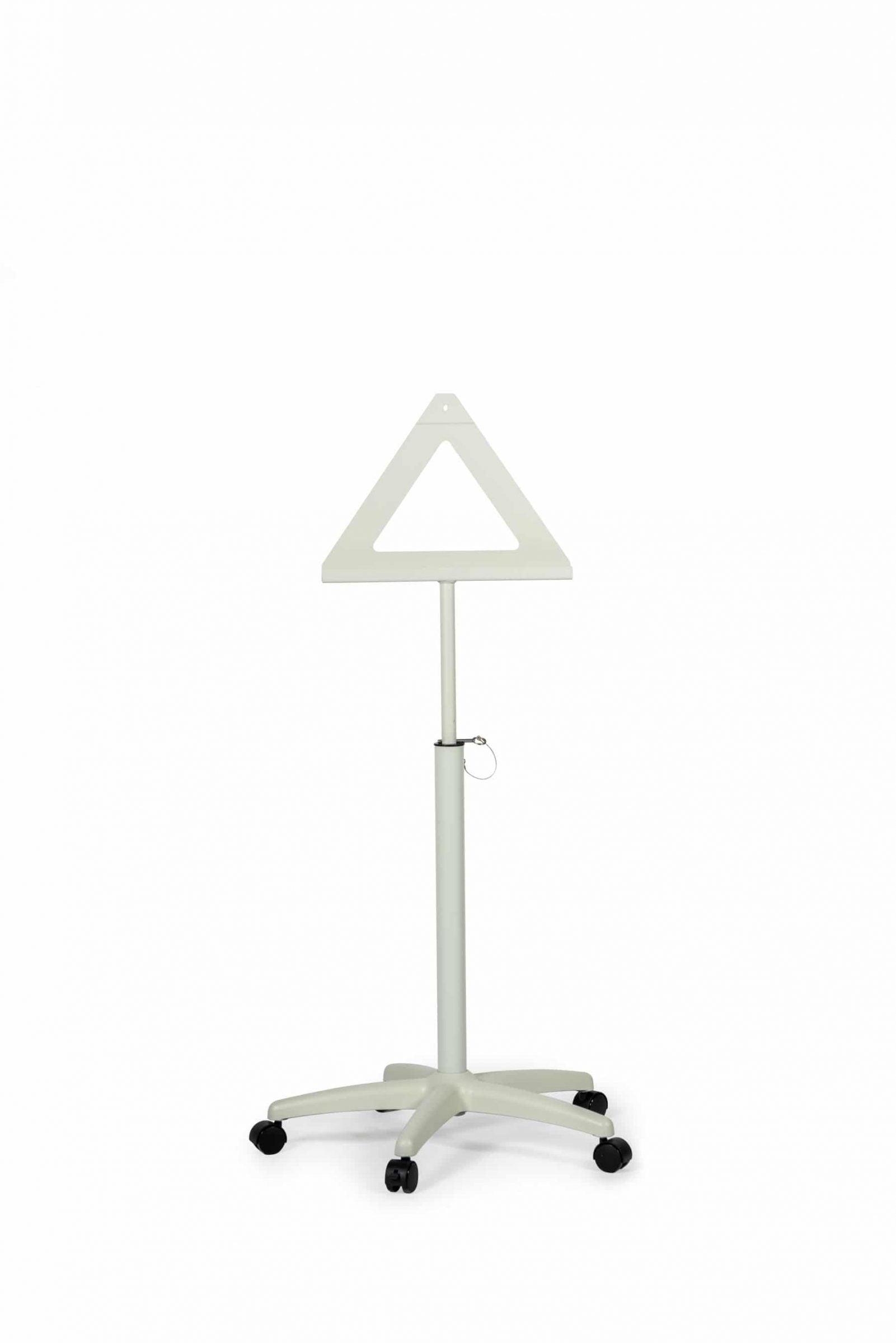 Five plastic caster wheels that fits ETDRS Illuminator Cabinets.