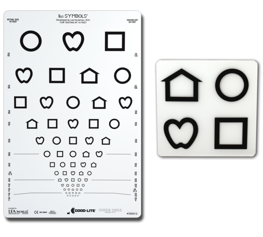 Lea Symbols® Proportional Spaced Chart
