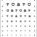 House Apple Umbrella Chart, 3m 10/50
