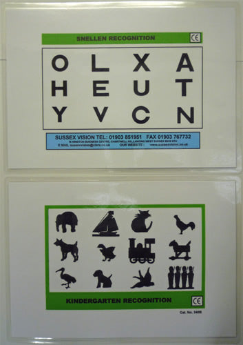 Recognition Card for Child Pictures (laminated)