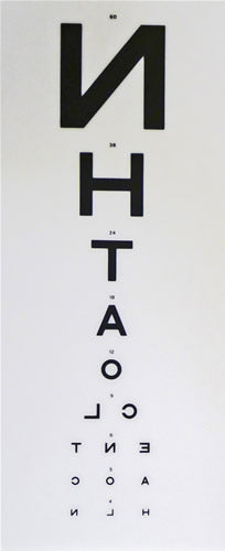 NHT Snellen 6m Letter Panel