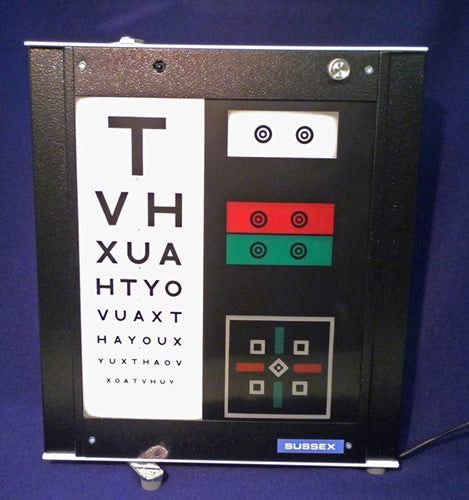 Distance/N.V. Domiciliary Test Type - IR Control