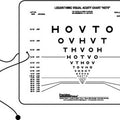 Logmar Single Sided Near Vision Card