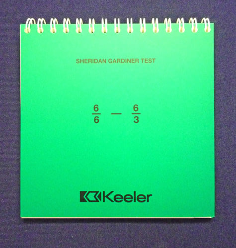 Sheridan Gardiner Orthoptic Book 6/60 to 6/3 (green cover)