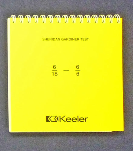 Sheridan Gardiner Orthoptic Book 6/18 to 6/60 (yellow cover)