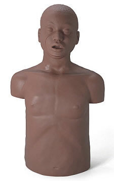 CPR Manikin Adult Torso David African American with Electronics