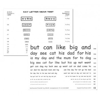Kay Crowded Letter Test Book