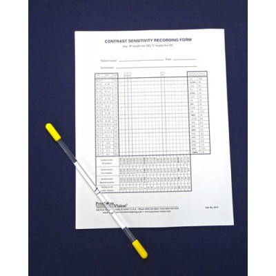 Contrast Sensitivity Reading Chart