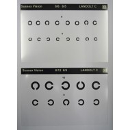 Slimline Overlay Landolt C Set (2 Panels)