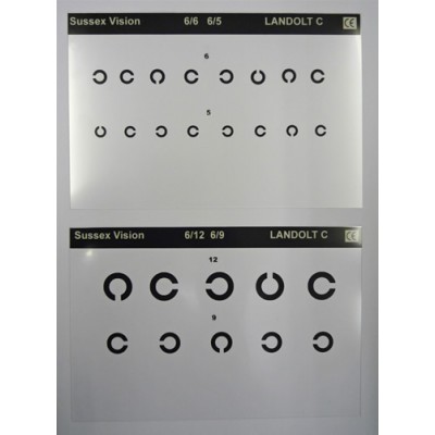 Slimline Overlay Landolt C Set (2 Panels)