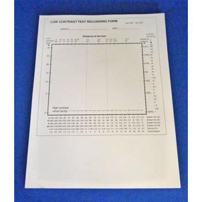 Contrast Sensitivity Chart Pads (Pack of 50)